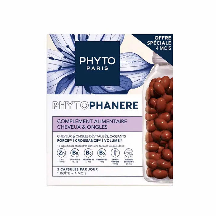 PHYTO PHYTOPHANERE CAPELLI & UNGHIE INTEGRATORE 3 MESI TRATTAMENTO IN CPS