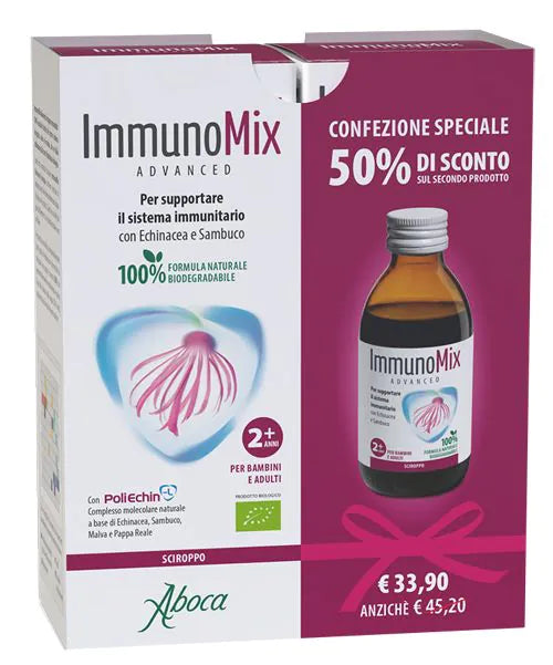 ABOCA IMMUNOMIX ADVANCE SCIROPPO CONFEZIONE SPECIALE 2 PEZZI
