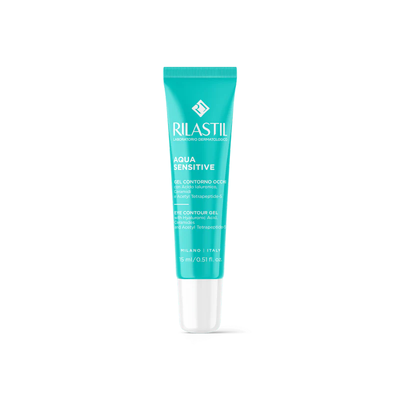 RILASTIL AQUA SENSITIVE GEL CONTORNO OCCHI+OMAGGIO AQUA DETERGENTE VISO 50ML