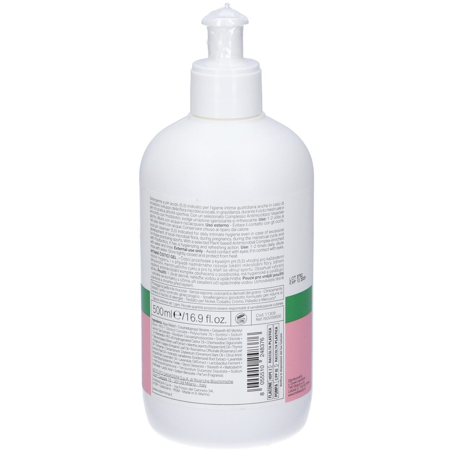 VIDERMINA DETERGENTE INTIMO CLX-ATTIVA 500ML