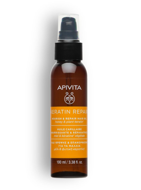 APIVITA KERATIN REPAIR OLIO NUTRIENTE E RIPARATORE PER CAPELLI 100ML
