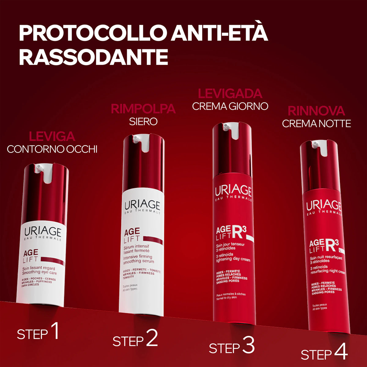 URIAGE AGE LIFT R3 CREMA NOTTE 40ML