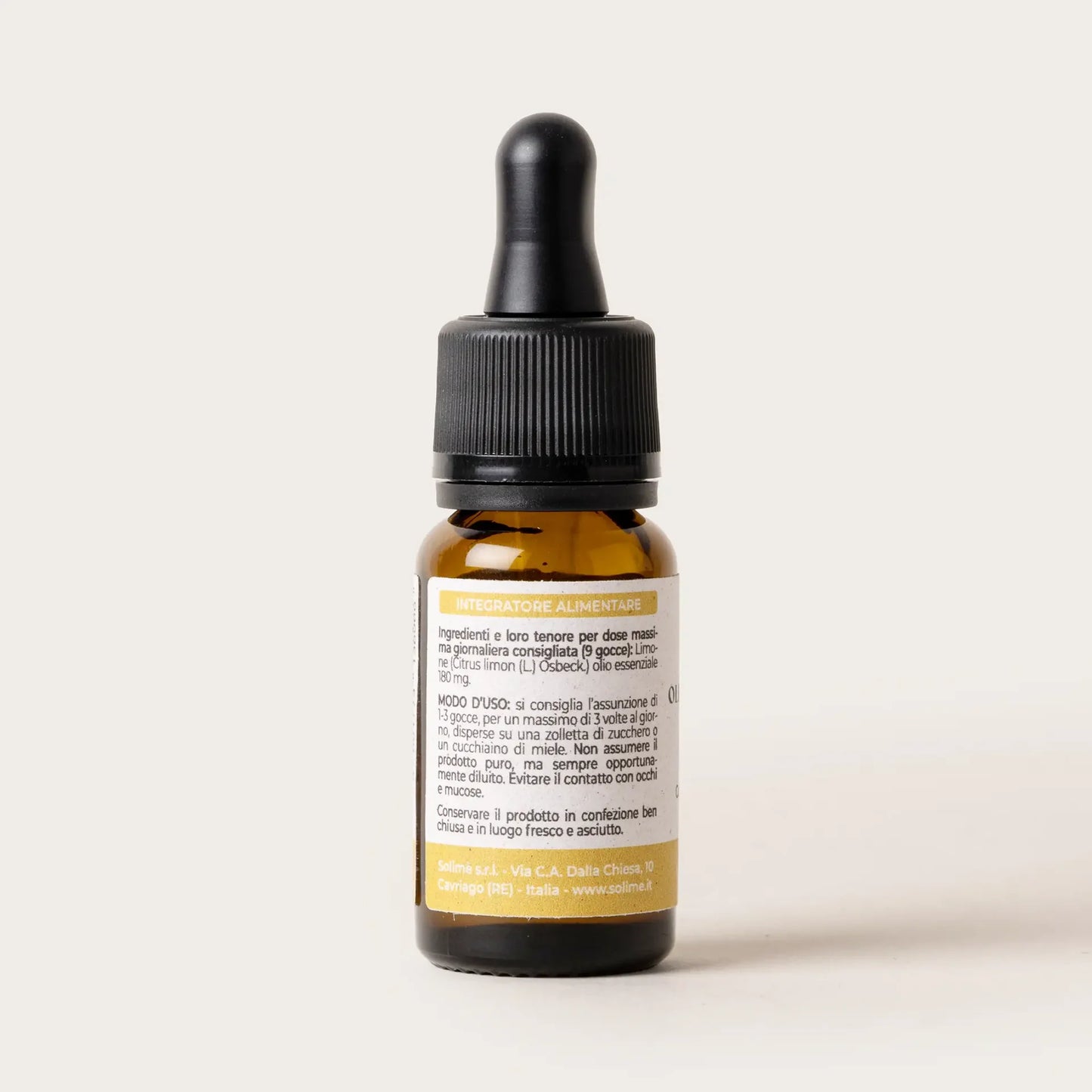SOLIME' OLIO ESSENZIALE PURO DI LIMONE 10ML