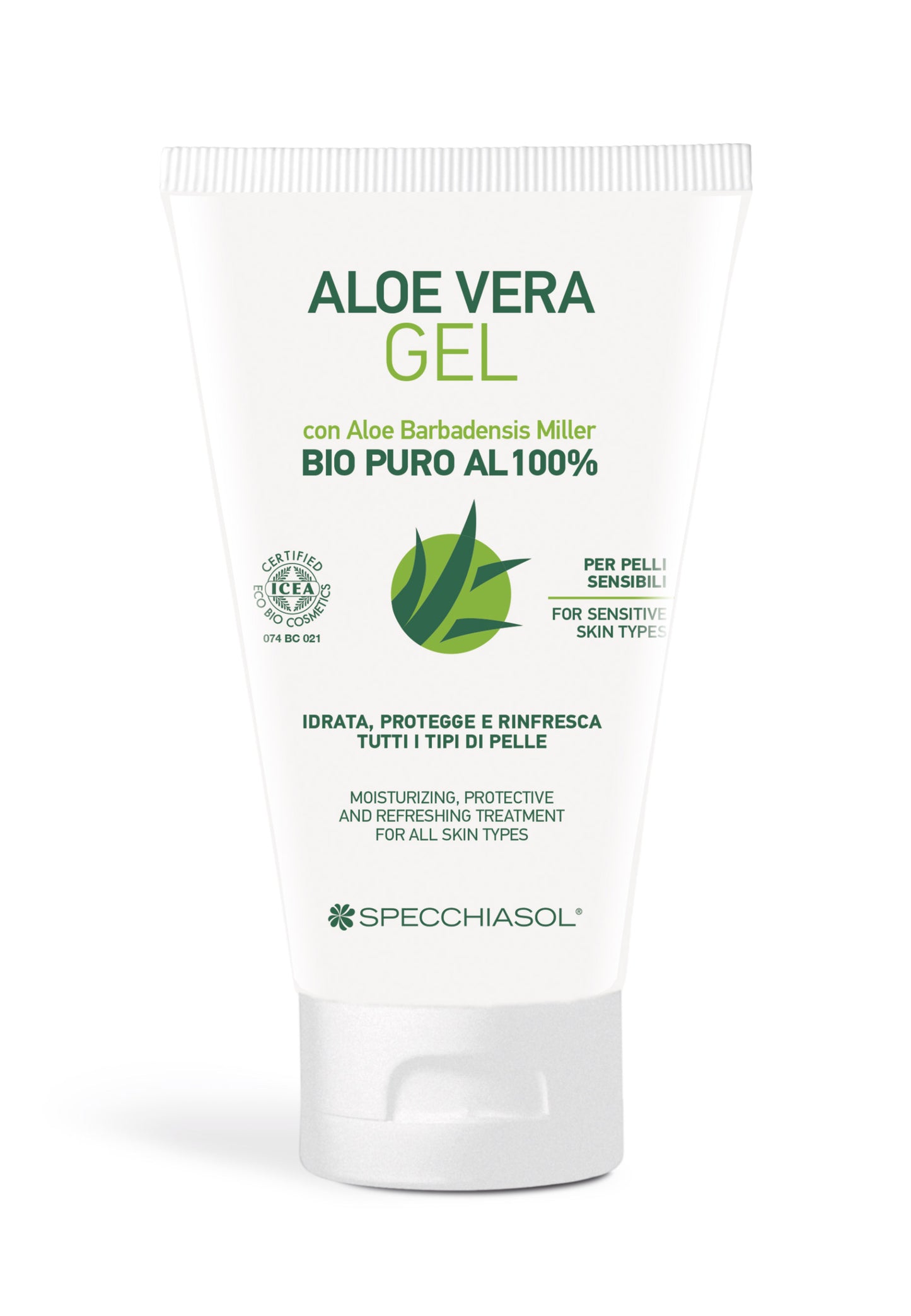 SPECCHIASOL ALO VERA GEL BIO PURO 100%