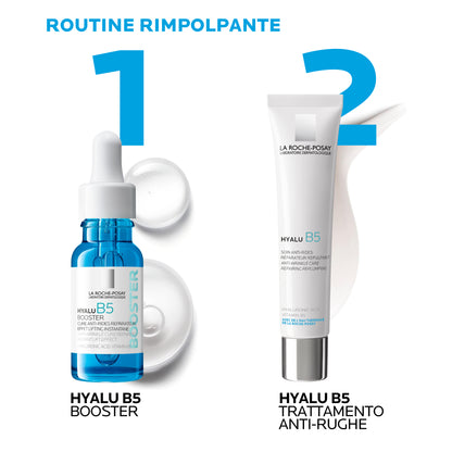 LA ROCHE-POSAY COFANETTO CON SIERO BOOSTER HYALU B5 15ML+HYALUB5 CREMA ANTIRUGHE 40ML