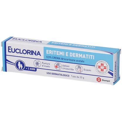 EUCLORINA ERITEMI E DERMATITI 0,5% CREMA 20G