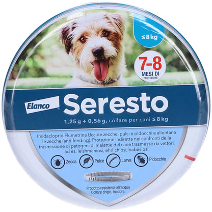 SERESTO collare antiparassitario 12,5 g (38 cm) cani (peso fino a 8 kg)