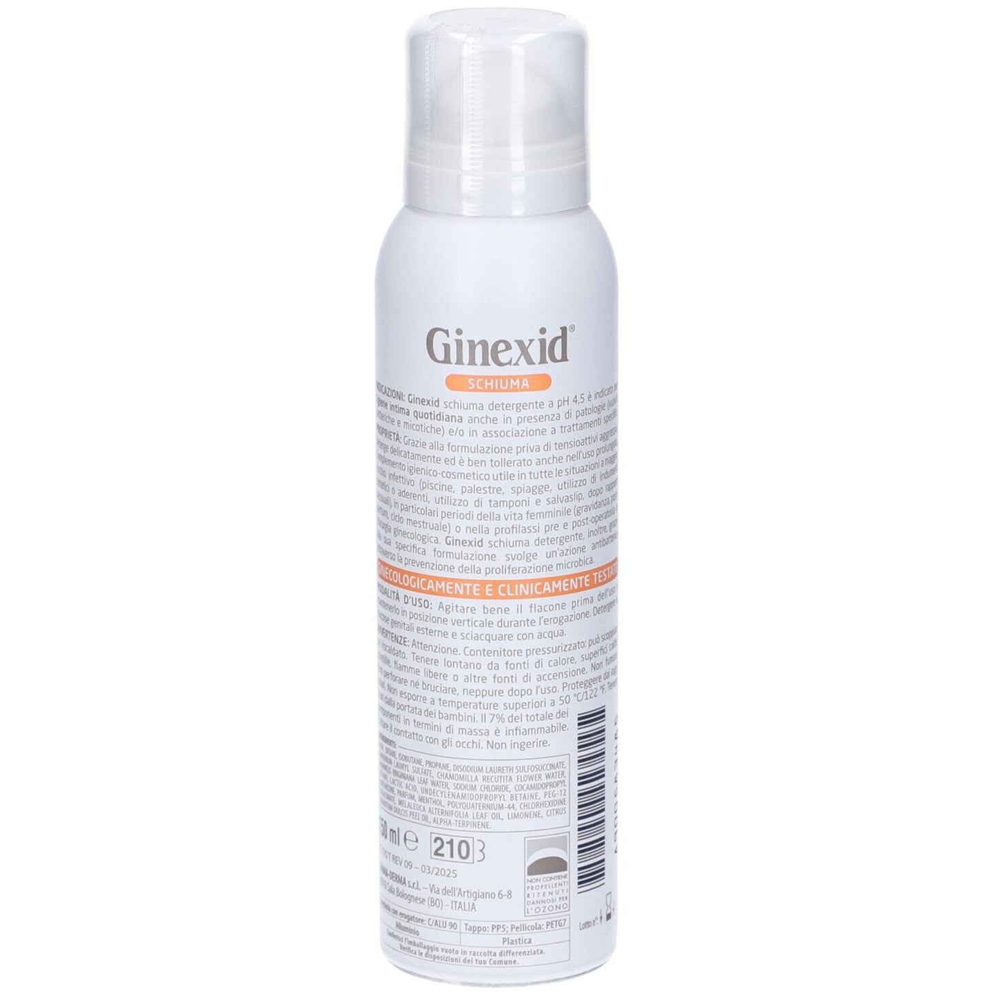 GINEXID SCHIUMA DETERGENTE GINECOLOGICA PH4,5