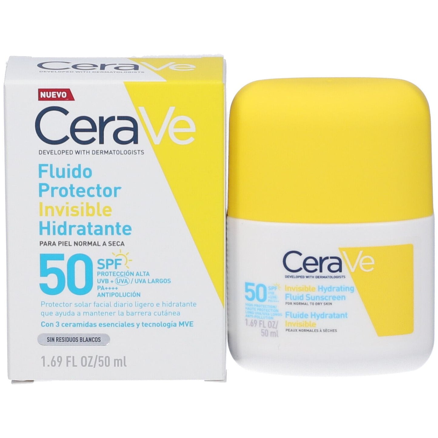 CERAVE FLUIDO PROTEZIONE SOLARE IDRATANTE INVISIBILE SPF50