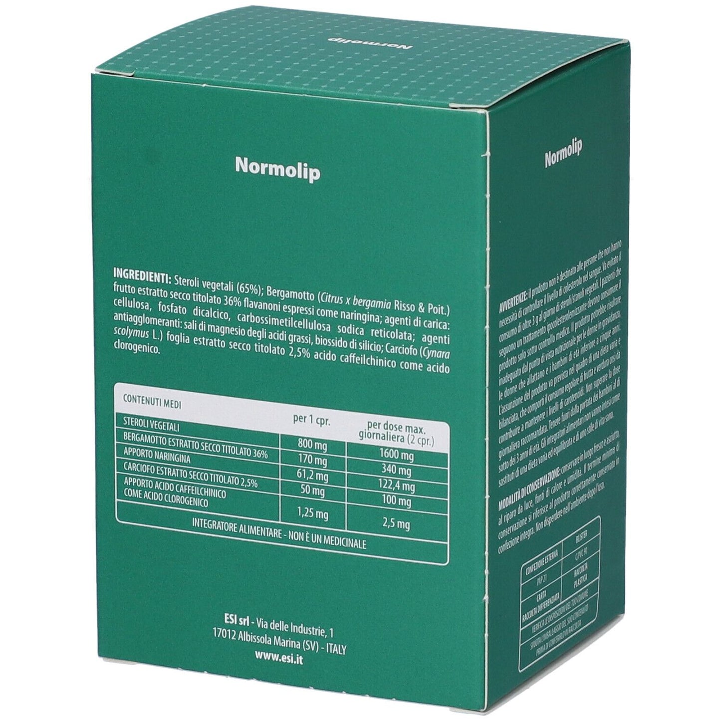 ESI NORMOLIP COLESTEROLO 60 COMPRESSE