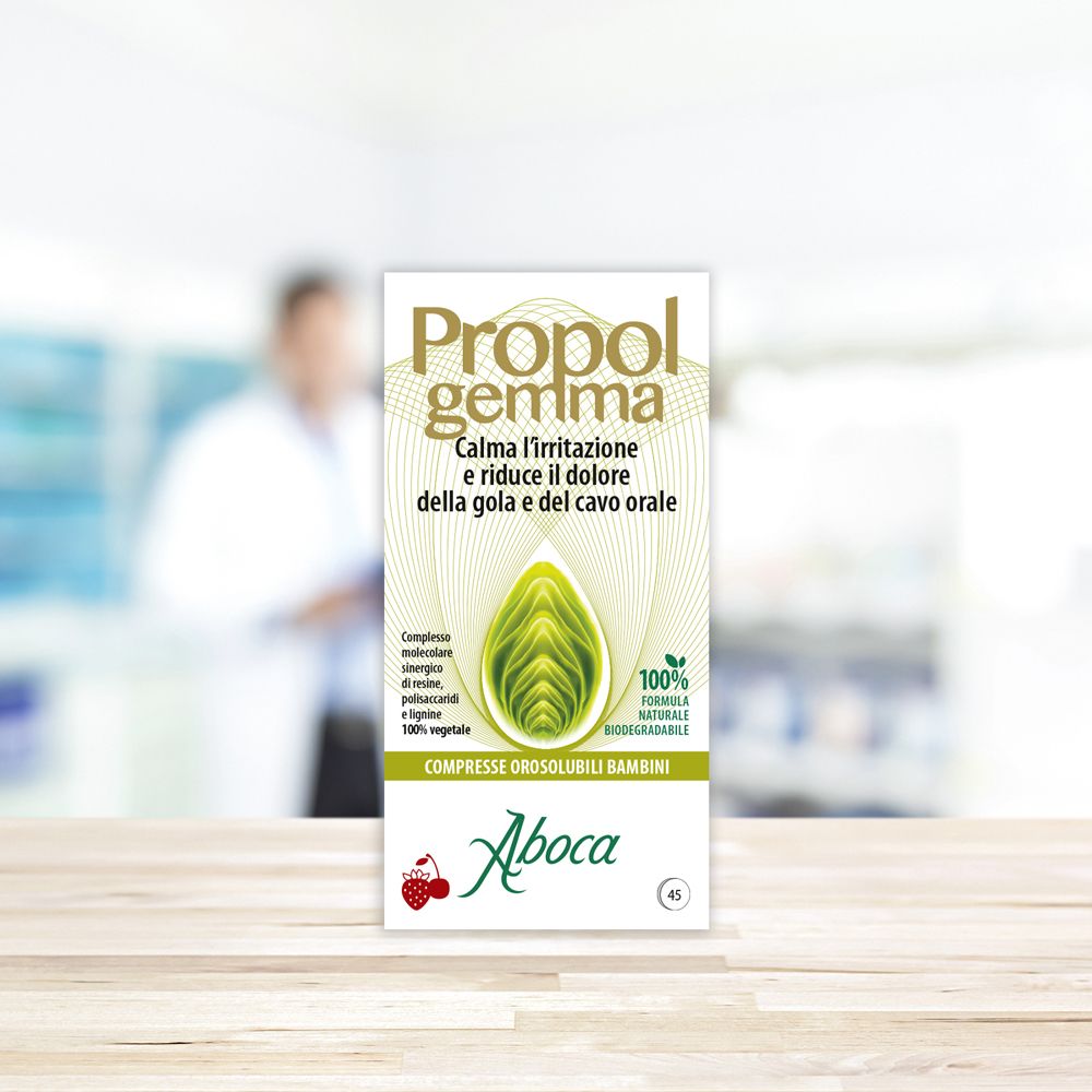 ABOCA PROPOL GEMMA 45 COMPRESSE OROSOLUBILI