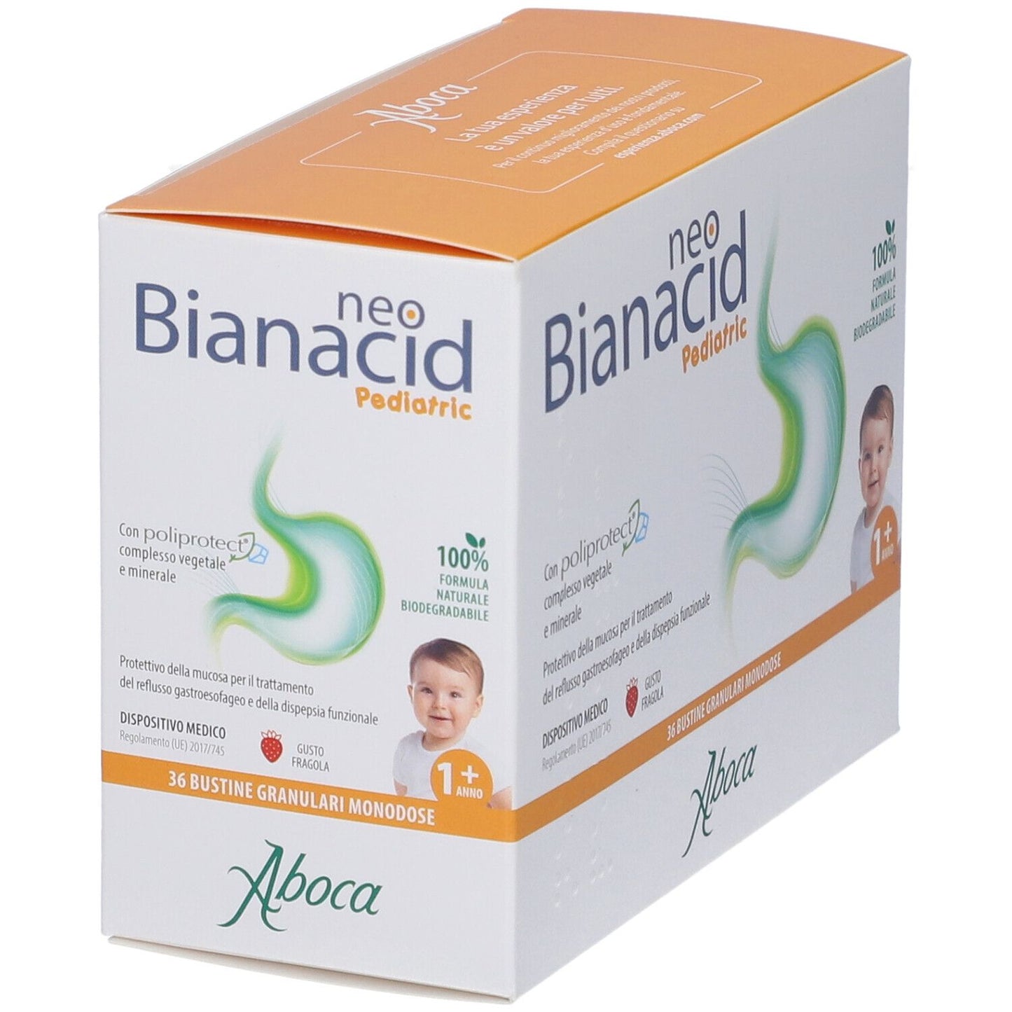 ABOCA NEOBIANACID PEDIATRIC 36 BUSTINE GUSTO FRAGOLA