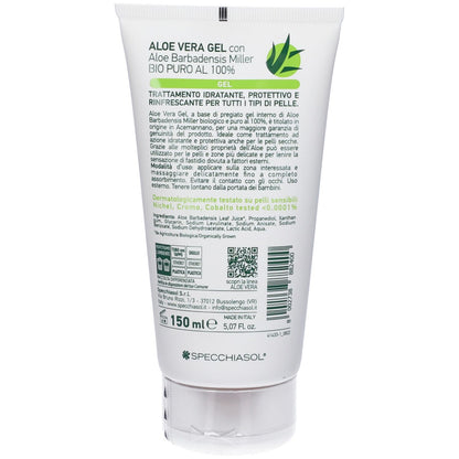 SPECCHIASOL ALO VERA GEL BIO PURO 100%