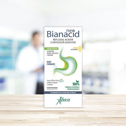 ABOCA NEOBIANACID 70 COMPRESSE GUSTO LIMONE