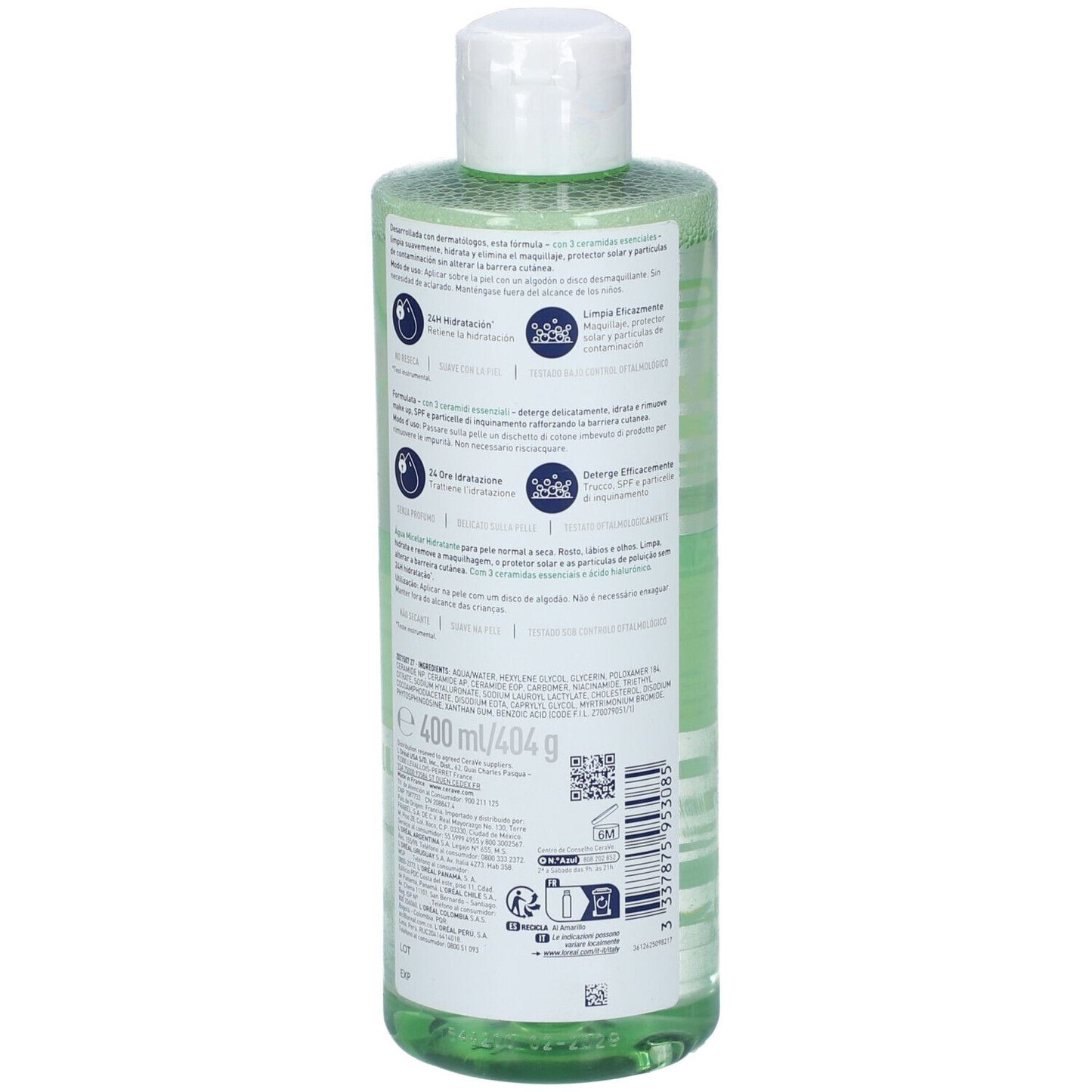 CERAVE ACQUA MICELLARE IDRATANTE 400ML