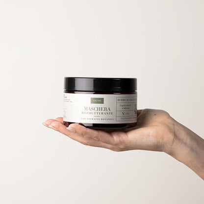 SOLIME' Maschera ristrutturante per capelli al Burro di Cocco e Cacao 250ML