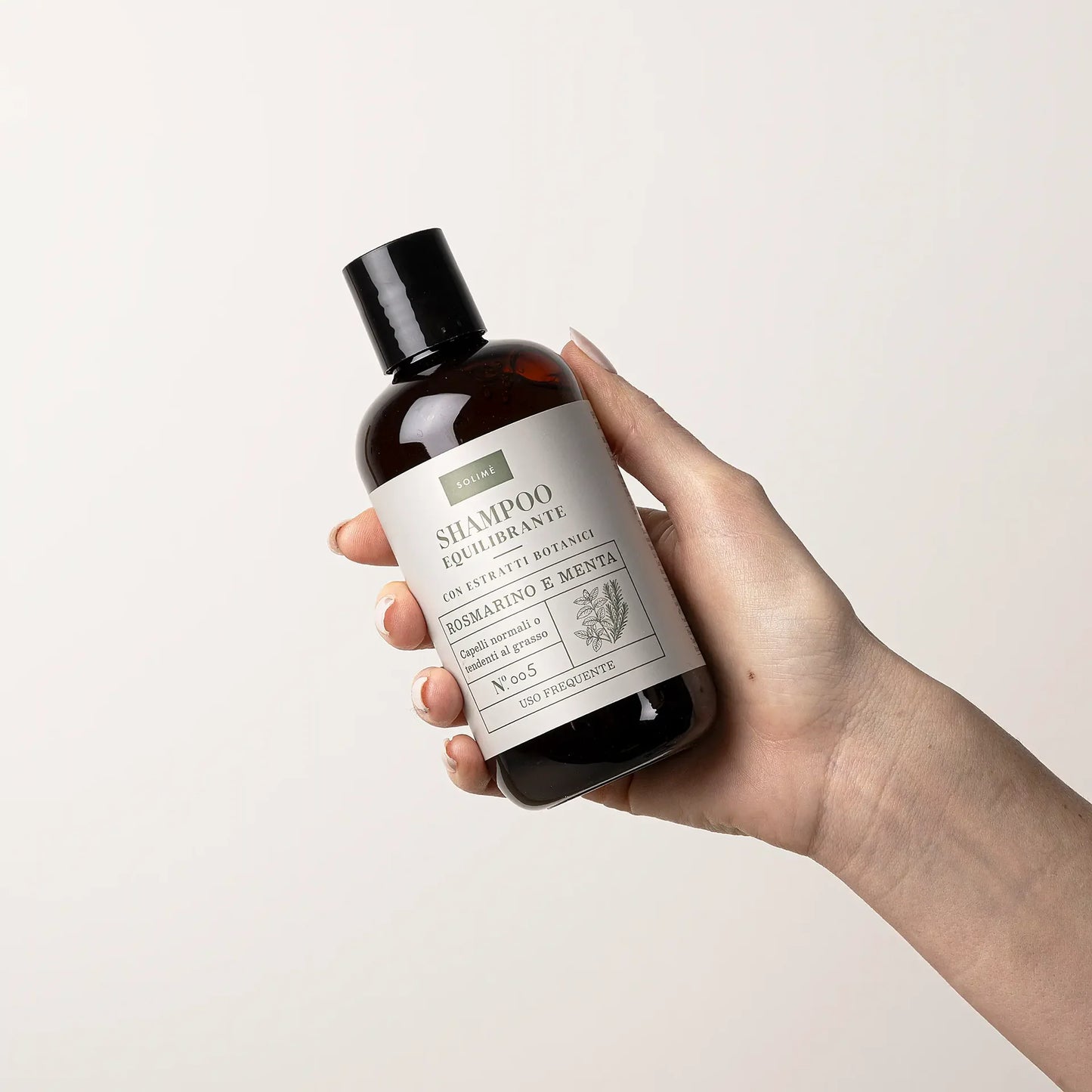 SOLIME' Shampoo equilibrante Rosmarino e Menta con estratti naturali 250ML