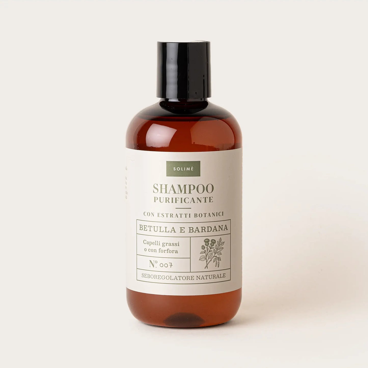 SOLIME' Shampoo purificante Betulla e Bardana con estratti naturali 250ML